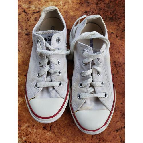 Converses Blanches Basses Meilleures offres neuf et occasion